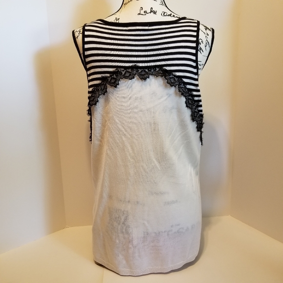 Democracy Black and white tank Medium - Picture 5 of 11